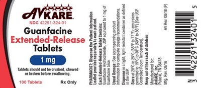 Label 4229132401 Guanfacine 2018.08